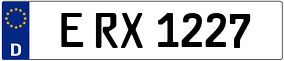 Truck License Plate